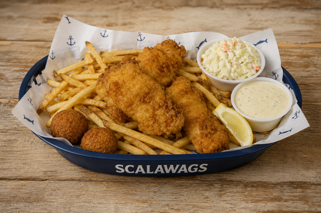 Four Piece Whitefish Basket.