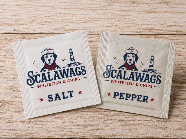 Salt & Pepper Packets.